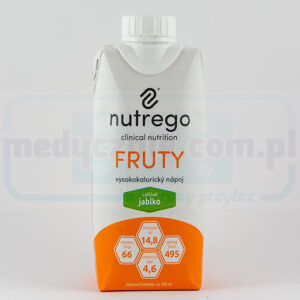 Nutrego Fruty 330 ml Jabłkowy uzupełnienie diety